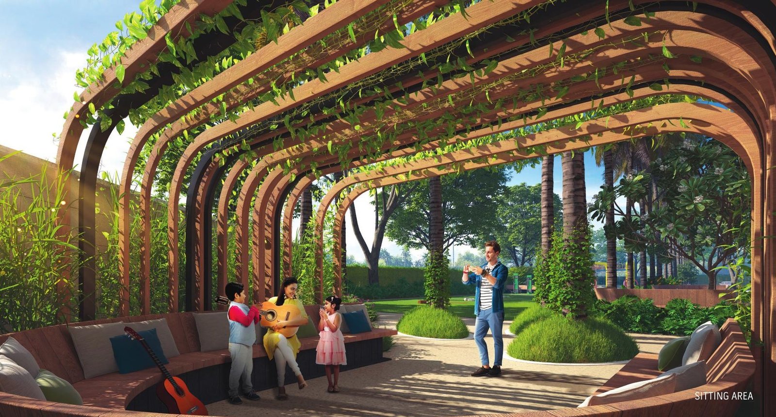Pergola Seating